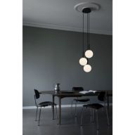 Nuura Miira 3 Large Hanglamp - Grijs - Transparant