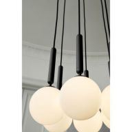 Nuura Miira 6 Large Hanglamp - Messing - Wit
