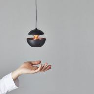 DCW Editions Here Comes the Sun Mini Hanglamp - Wit - Koper