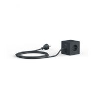 Avolt Square 1 USB + Magnet Stekkerdoos - Zwart