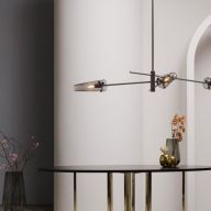 CTO Lighting Axis Three Hanglamp - Brons