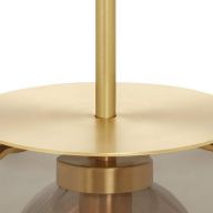 CTO Lighting Petra Large Hanglamp - Messing - Rookgrijs