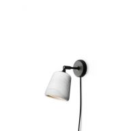 New Works Material Wandlamp - Wit marmer