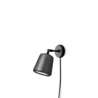 New Works Material Wandlamp - Zwart marmer