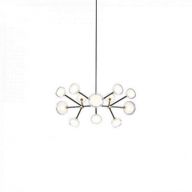 Tooy Nabila 12 Hanglamp - Zwart - Messing