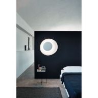 Foscarini Bahia Mini LED Wandlamp - Wit - Dimmer