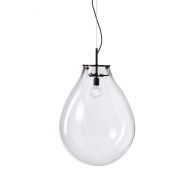 Bomma Tim Large Hanglamp - Transparant - Zwart