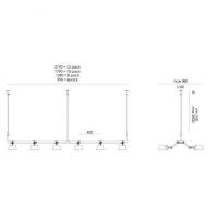 Tonone Bolt 12-pack Pendant Hanglamp - Roze