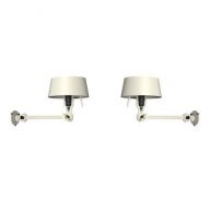 Tonone Bolt Bed Underfit met stekker Wandlamp Set van 2 - Lichtgrijs