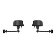 Tonone Bolt Bed Underfit met stekker Wandlamp Set van 2 - Zwart