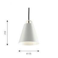 Louis Poulsen Above 175 Hanglamp - Wit