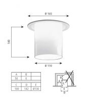 Louis Poulsen Ballerup Normal Plafondlamp - Wit