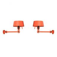 Tonone Bolt Bed Underfit met stekker Wandlamp Set van 2 - Oranje