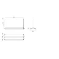 Tonone Mr. Tubes LED Double Hanglamp 2700K - Wit