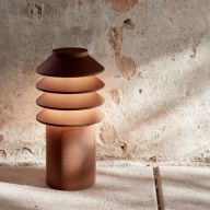 Louis Poulsen Bysted Garden Short Vloerlamp - 2700K Grondanker zonder adapter - Bruin
