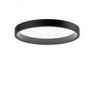Louis Poulsen Circle Semi Recessed 260 Plafondlamp - 3000K Opaal Dali - Zwart