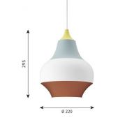 Louis Poulsen Cirque 220 Hanglamp - Gele top