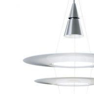 Louis Poulsen Enigma 545 Hanglamp - Wit/aluminium