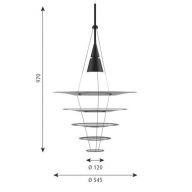 Louis Poulsen Enigma 545 Hanglamp - Zwart