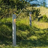 Louis Poulsen Flindt Bollard 800 Vloerlamp - 3000K Vloerplaat - Aluminium