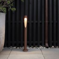 Louis Poulsen Flindt Garden Long Vloerlamp - 2700K Grondanker met adapter - Bruin