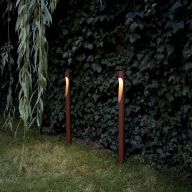Louis Poulsen Flindt Garden Long Vloerlamp - 2700K Grondanker met adapter - Bruin