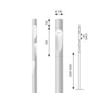 Louis Poulsen Flindt Plaza Lichtmodule - 2700K Dali - 35 - Aluminium