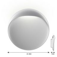 Louis Poulsen Flindt Wall 400 Wandlamp - 2700K Dali - Aluminium