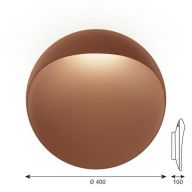 Louis Poulsen Flindt Wall 400 Wandlamp - 2700K Dali - Bruin