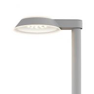 Louis Poulsen Homann Lantaarnpaal - 3000K Sr 2xzhaga 1742lm - Sym 5F - No uplight - Aluminium