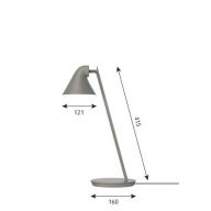 Louis Poulsen NJP Mini Tafellamp - 2700K - Taupe
