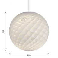 Louis Poulsen Patera 900 Hanglamp - 3000K Bluetooth - Wit