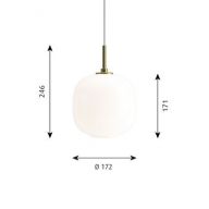 Louis Poulsen VL45 Radiohus 175 Hanglamp - E14 20W - Wit