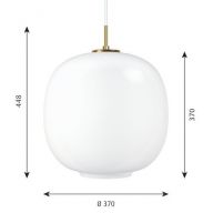 Louis Poulsen VL45 Radiohus 370 Hanglamp - 3000K Dali - Wit