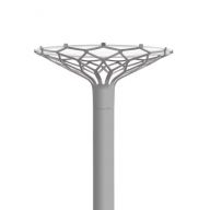 Louis Poulsen LP Nest Lantaarnpaal - 3000K Dali - Aluminium
