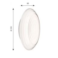 Louis Poulsen Ripls 310 Wandlamp - 3000K Dali - Wit