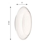 Louis Poulsen Ripls 500 Wandlamp - 3000K Dali - Wit