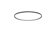 Louis Poulsen Slim Round 440 Recessed Plafondlamp - 3000K 2373lm Dali - Opal - Zwart
