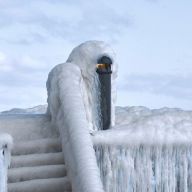 Louis Poulsen Waterfront LED Sokkellamp - 3000K - Geaard - Grondanker - Donkergrijs