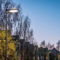 Louis Poulsen Xperi Lantaarnpaal - 3000K 6353lm Nightdim - Montage: 76 mast - Asyd - No Uplight -Aluminium
