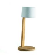 Ethimo Gaia Oplaadbare Tafellamp - Teak - Bianco - Wit