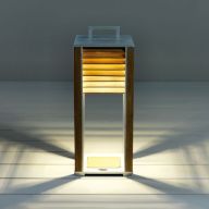 Ethimo Ginger Tafellamp - Teak - Aluminium