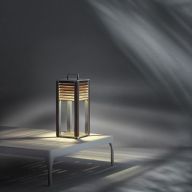 Ethimo Ginger Tafellamp - Teak - Aluminium