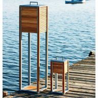 Ethimo Ginger Vloerlamp - Teak - Aluminium