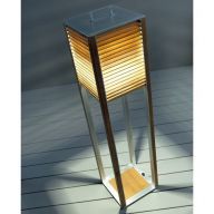 Ethimo Ginger Vloerlamp - Teak - Aluminium