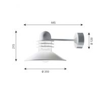 Louis Poulsen Nyhavn Wandlamp - Wit