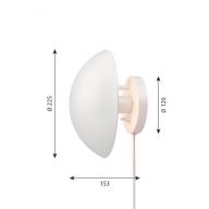 Louis Poulsen PH Hat 225 Wandlamp - Wit
