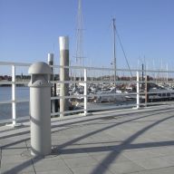 Louis Poulsen Waterfront LED Sokkellamp - 3000K - Geaard - Voetplaat - Aluminium