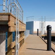 Louis Poulsen Waterfront LED Sokkellamp - 3000K - Geaard - Voetplaat - Donkergrijs