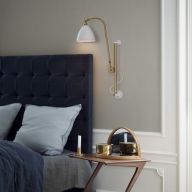 Gubi Bestlite BL5 16 Wandlamp - Messing & Porselein